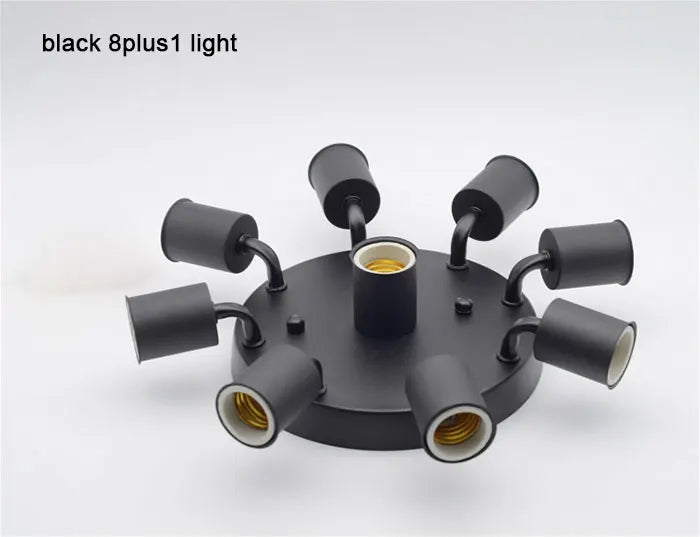 Μινιμαλιστική Κεραμική βάση E27 Φωτιστικά Οροφής Χρυσό Χρώμιο Λευκό Μαύρο Απλό 3/4/5/6/7/8 Κεφαλές Φωτιστικό Οροφής