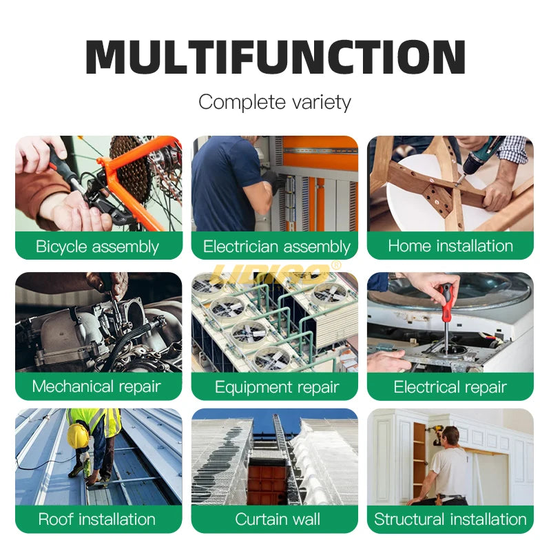 Σετ τρυπανιού κατσαβιδιού LIDIAO 35 τεμ. Μαγνητικό σετ εξάγωνης υποδοχής με περιλαμβανόμενη θήκη αποθήκευσης Πολυλειτουργικό κιτ εργαλείων επισκευής