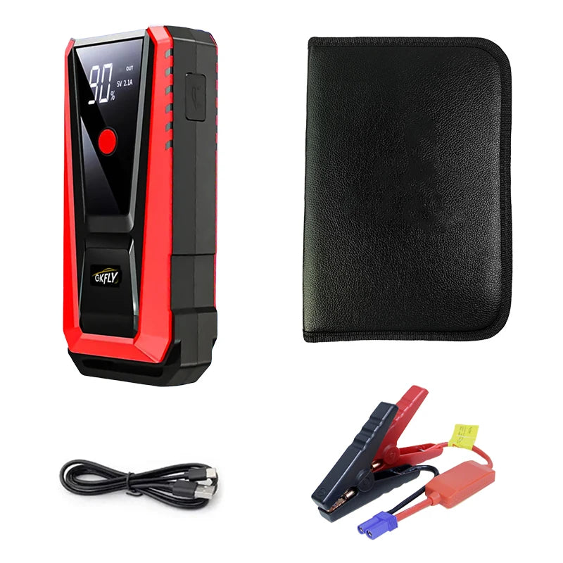 Συσκευή εκκίνησης GKFLY 12V 1200A Car Jump Starter Φορητή τράπεζα ισχύος Βενζίνη Diesel Ενισχυτής μπαταρίας αυτοκινήτου Επανεκκίνηση φορτιστή