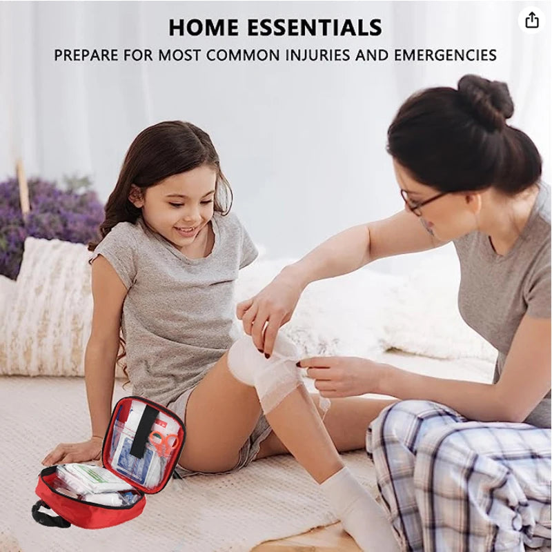 Φορητό οικογενειακό κιτ πρώτων βοηθειών Υπαίθρια ταξίδια Κάμπινγκ ιατρικής κιτ επιβίωσης έκτακτης ανάγκης Τσάντα πρώτων βοηθειών αποθήκευσης