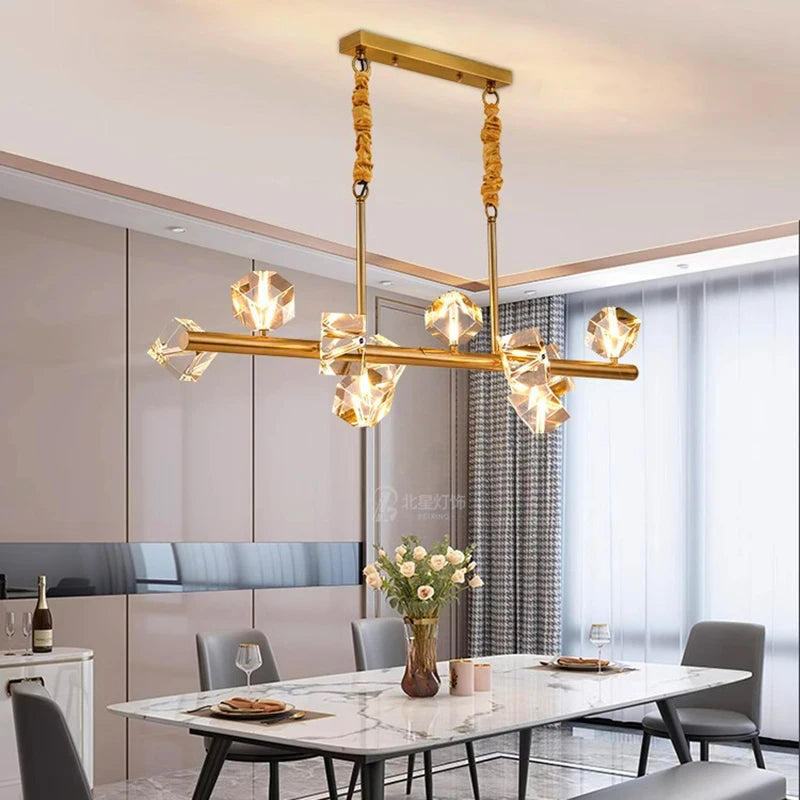 διακόσμηση σπιτιού Κρεμαστά φώτα, κρυστάλλινος πολυέλαιος σαλονιού, τραπεζαρία Κρεμαστό φωτιστικό, φωτιστικό οροφής, εσωτερικός φωτισμός