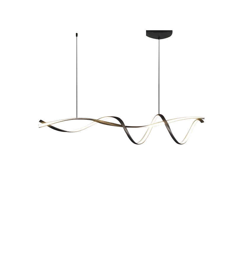 Δημιουργικοί μαύροι μοντέρνοι πολυέλαιοι Led για τραπεζαρία Κουζίνα Island Bar Διακόσμηση δωματίου Nordic φωτιστικό Πολυέλαιος οροφής Φωτιστικά