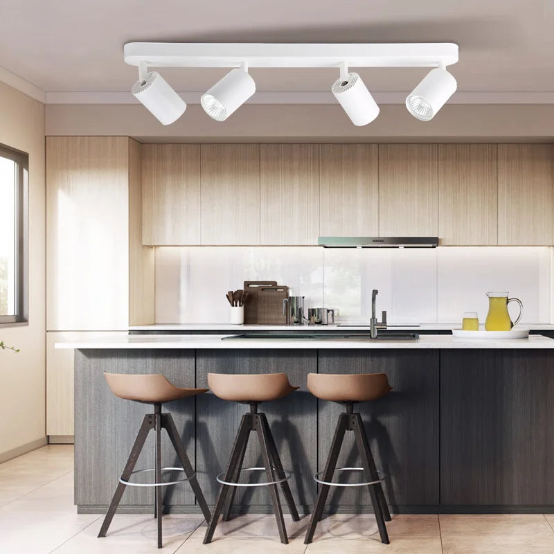 GU10 Spotlight Led Ceiling Spot Light Fixture for Living Room Decor Kitchen Bedroom Lamp Track Light Indoor Ceiling Lighting