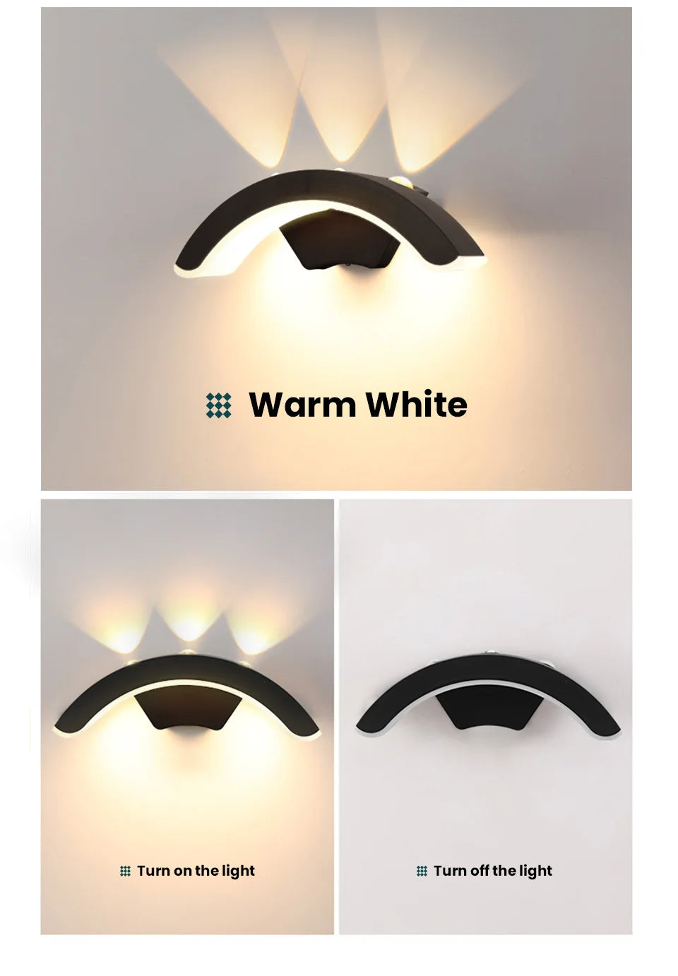 Outdoor Wall Light Waterproof IP66 Outdoor Lighting Porch Sconce Balcony Garden Outside Wall Lamp Vestibule Wall Lighting