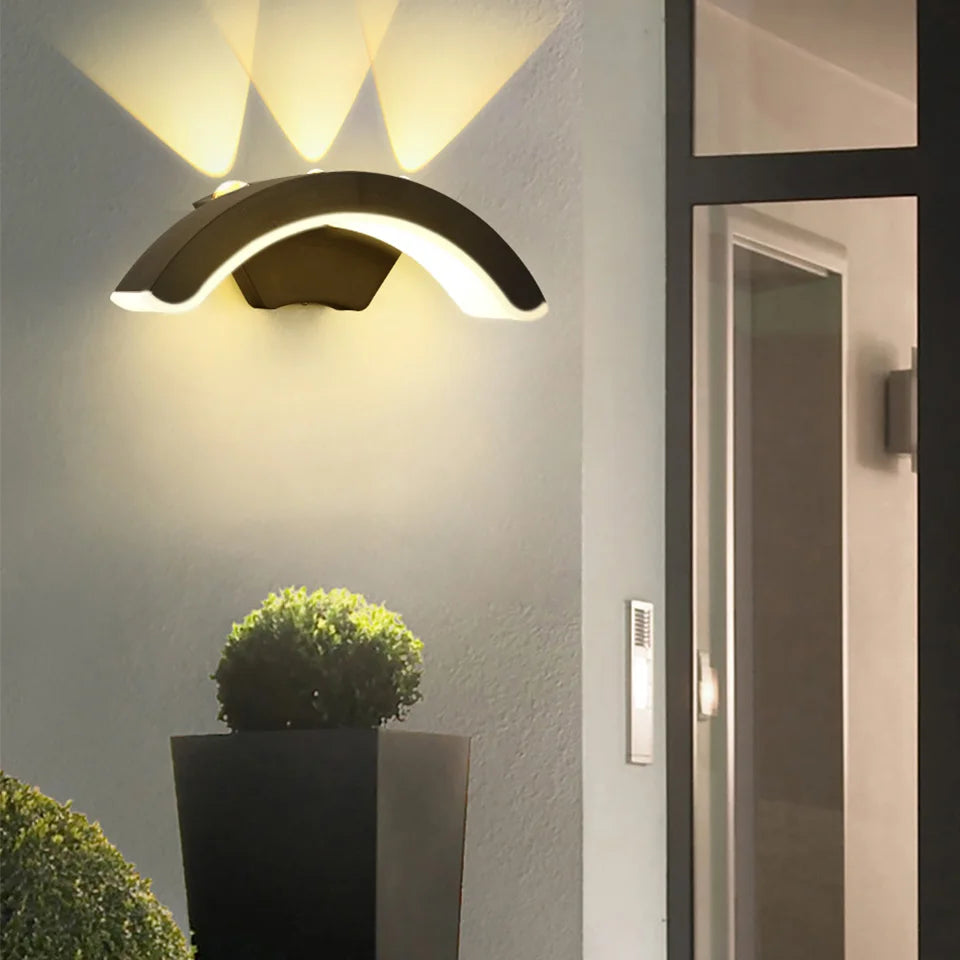 Outdoor Wall Light Waterproof IP66 Outdoor Lighting Porch Sconce Balcony Garden Outside Wall Lamp Vestibule Wall Lighting