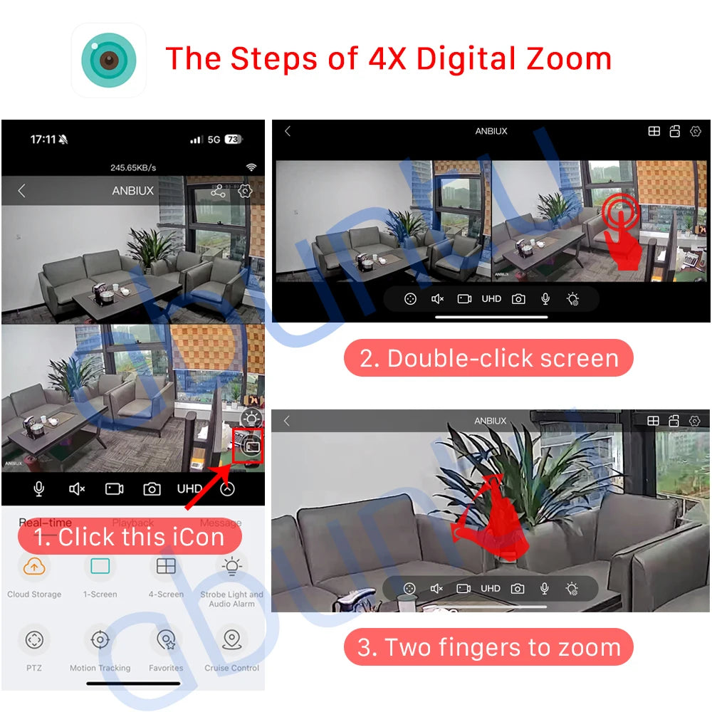 8MP 4K HD Solar WiFi Camera Outdoor Built-in Battery Dual Lens 2K Security Camera Solar Panel Wireless Video Surveillance iCSee