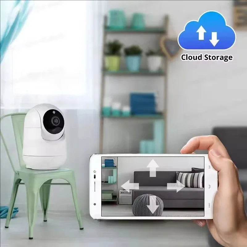 Κάμερα WiFi 5MP Έξυπνη Εσωτερική Ασύρματη IP Κάμερα Παρακολούθησης AI Ανίχνευση Αυτόματη Παρακολούθηση Μόνιτορ Μωρού Ασφαλείας