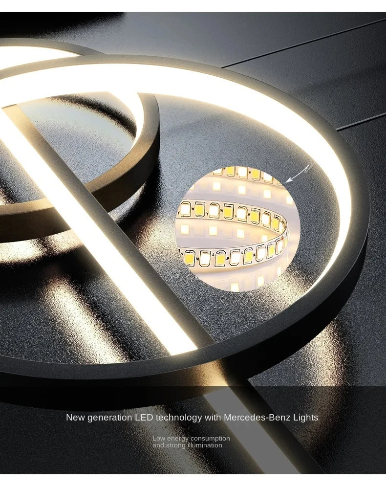 Modern Dining Room Pendant Lamp Nordic LED Ceiling Chandelier Light Luxury Minimalist Restaurant Tables Bar Counter Hanging Lamp