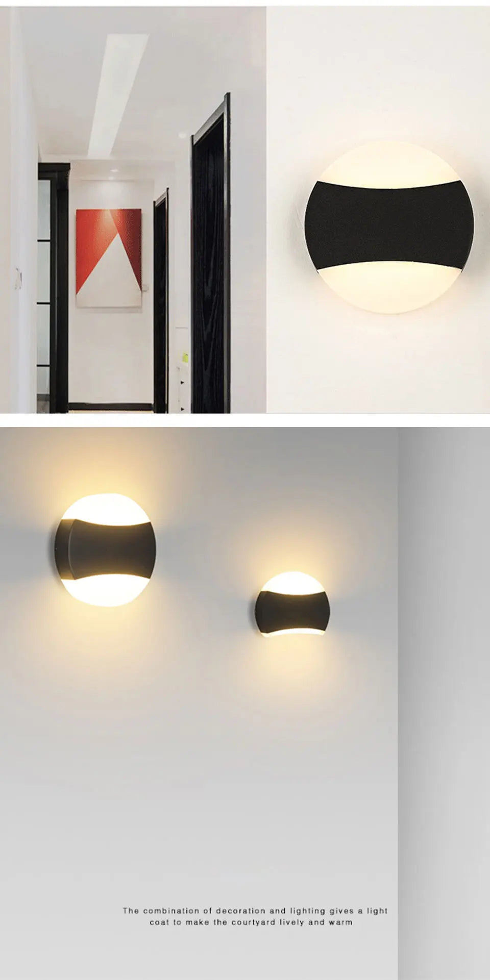 Led Outdoor Wall Light Waterproof IP66  Led Outdoor Lighting Porch Lights Balcony Garden Lights Outdoor Wall Lamp garden lights