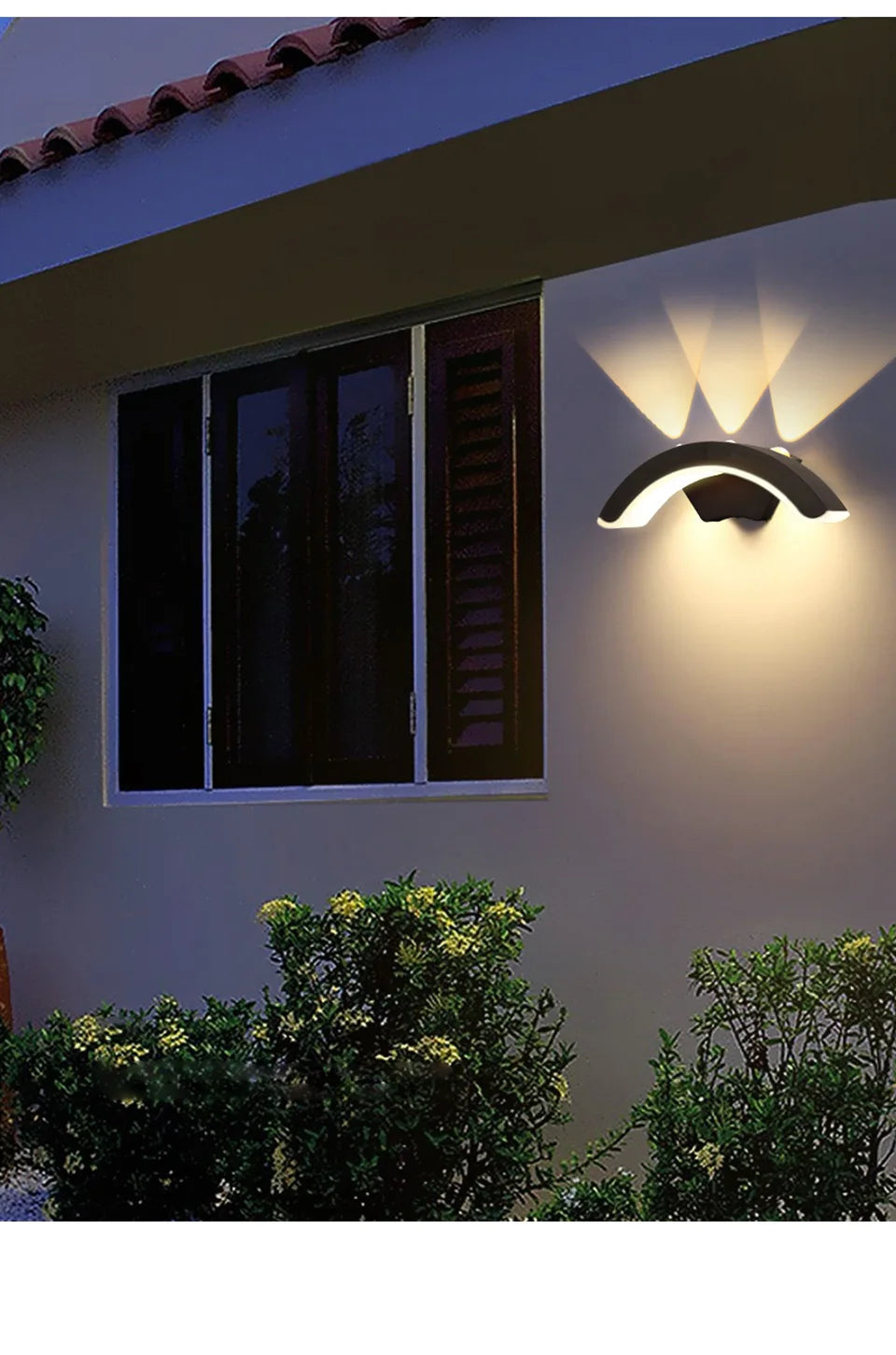 Outdoor Wall Light Waterproof IP66 Outdoor Lighting Porch Sconce Balcony Garden Outside Wall Lamp Vestibule Wall Lighting