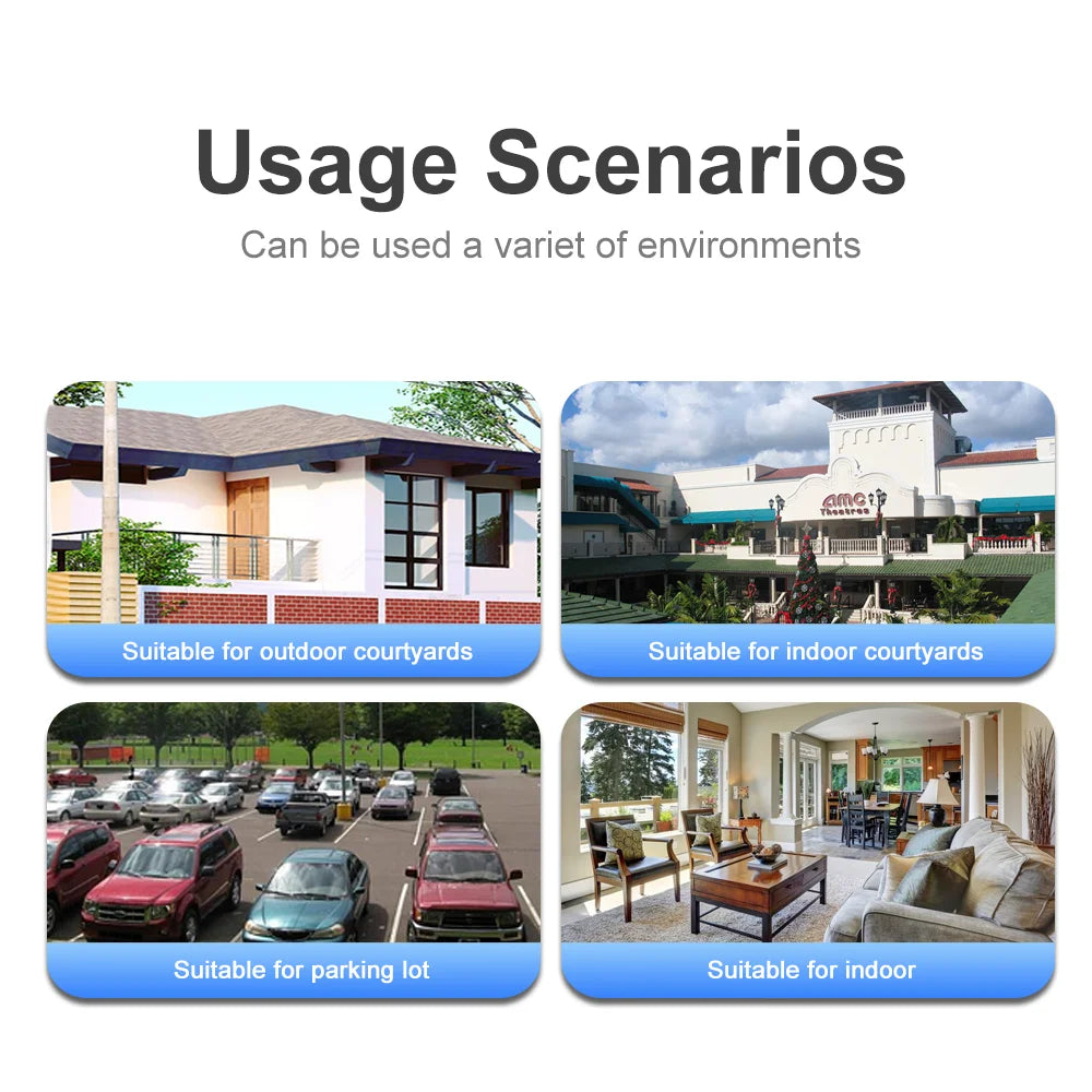 Wifi Solar Camera Outdoor 3 Lens Three Screens Solar IP Webcam PIR Human Detect CCTV Security Video Battery PTZ IP Camera