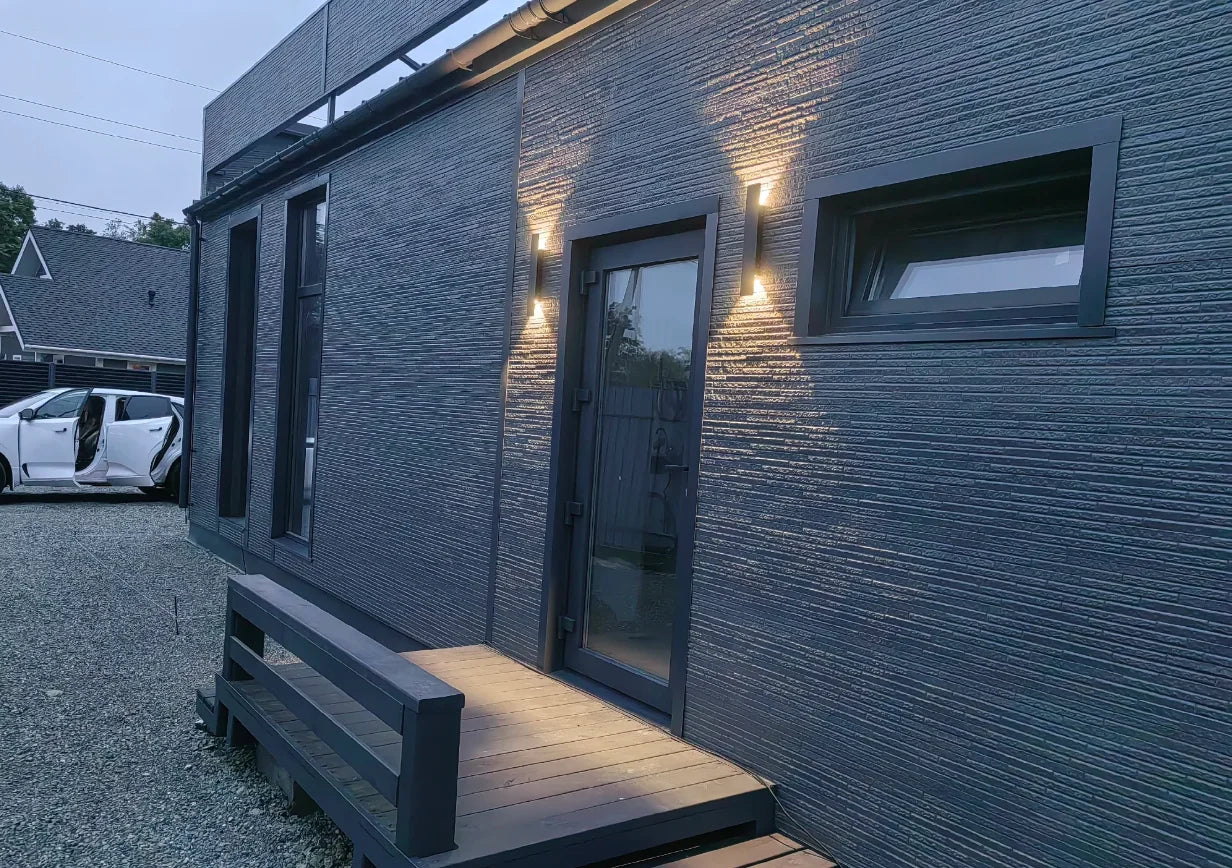 LED Wall Lamp Outdoor Waterproof Strip Wall Lights Porch Sign Lighting Courtyard Garden Decor Light Fixture Aluminum