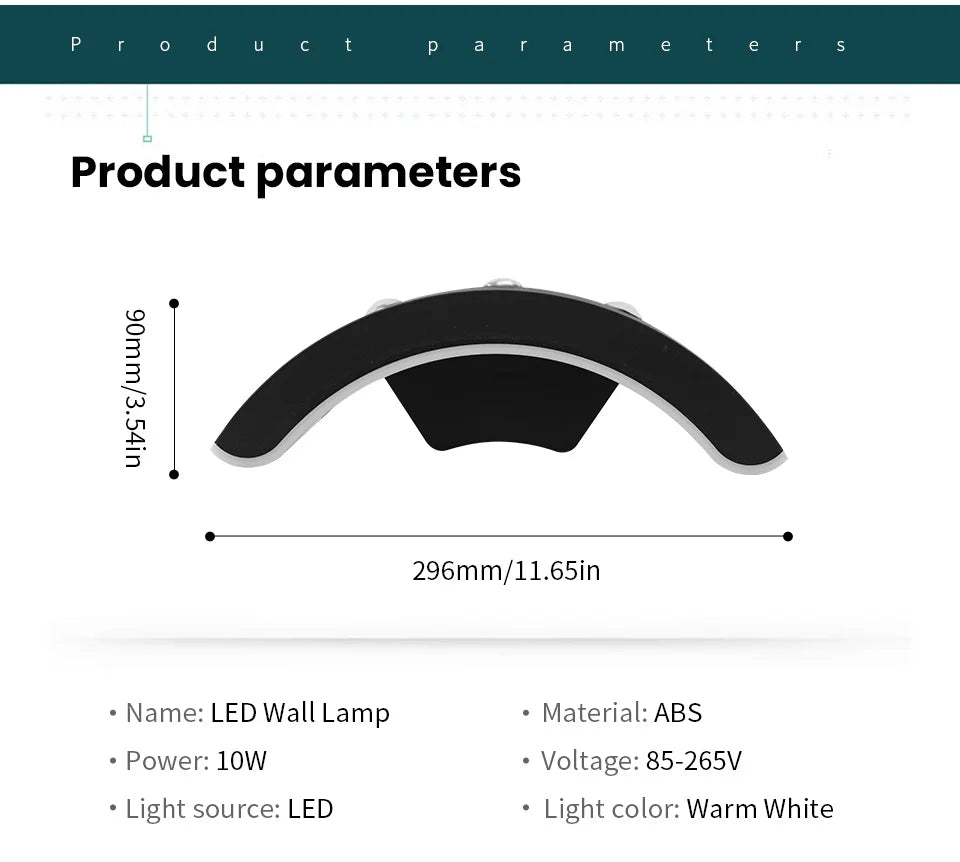 Outdoor Wall Light Waterproof IP66 Outdoor Lighting Porch Sconce Balcony Garden Outside Wall Lamp Vestibule Wall Lighting